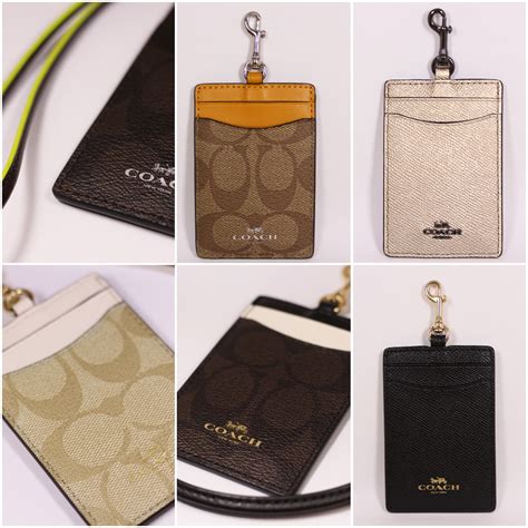 cheap coach lanyard id holder|coach outlet id holder.